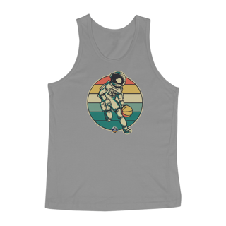 Nome do produto CAMISETA REGATA - ASTRONAUTA NO BASQUETE - BRAZIL UFO