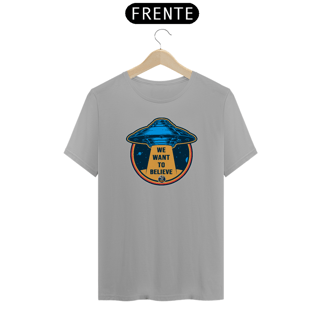 Nome do produto CAMISETA CLASSIC - WE WANT TO BELIEVE - BRAZIL UFO