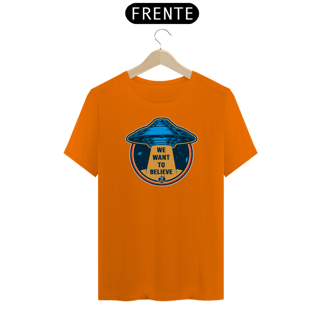 Nome do produto CAMISETA CLASSIC - WE WANT TO BELIEVE - BRAZIL UFO