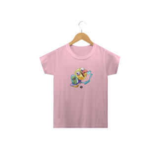 Nome do produto CAMISETA INFANTIL - CLASSIC - LUA E UFO