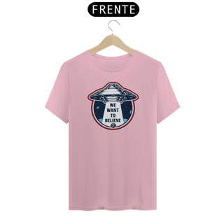 Nome do produto CAMISETA CLASSIC - WE WANT TO BELIEVE - BRAZIL UFO