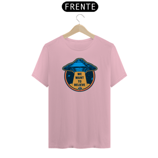 Nome do produto CAMISETA CLASSIC - WE WANT TO BELIEVE - BRAZIL UFO