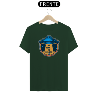 Nome do produto CAMISETA CLASSIC - WE WANT TO BELIEVE - BRAZIL UFO