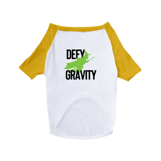 Nome do produtoCamisa Pet Dog - DEFY GRAVITY
