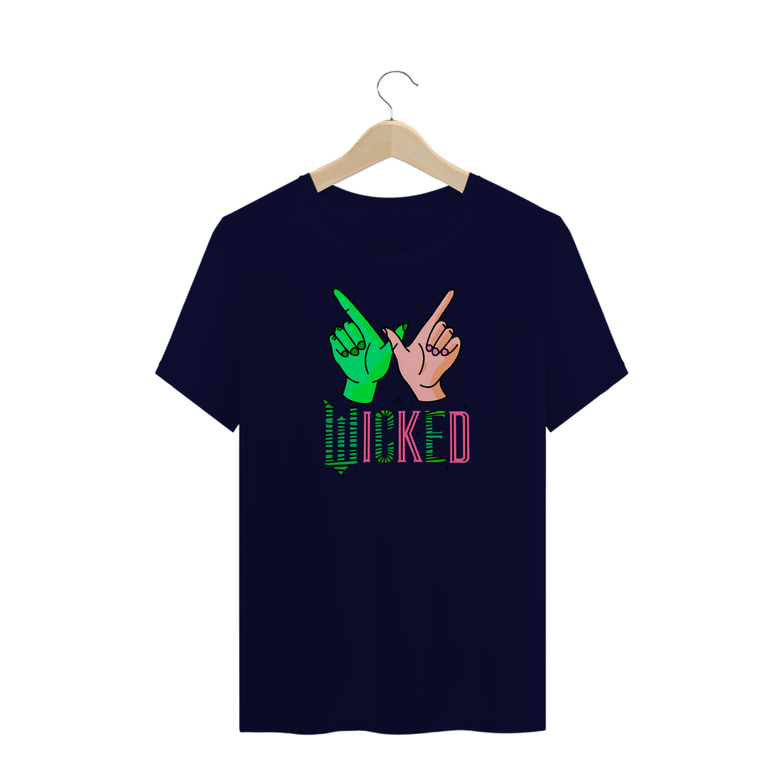 Camiseta Plus Size - Wicked W Hands