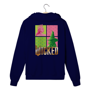 Nome do produtoMoletom com Zíper - Wicked (Elphaba and Glinda)