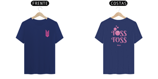 Nome do produtoCamiseta (Algodão Peruano) - Wicked Logo Lateral Pink / Toss Toss (Frente e Costas)