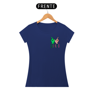 Nome do produtoCamiseta Feminina (Algodão Peruano) - Wicked W Hands (Lateral)