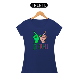 Nome do produtoCamiseta Feminina (Algodão Peruano) - Wicked W Hands 