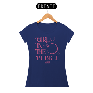 Nome do produtoCamiseta Feminina (Algodão Peruano) - Girl In The Bubble