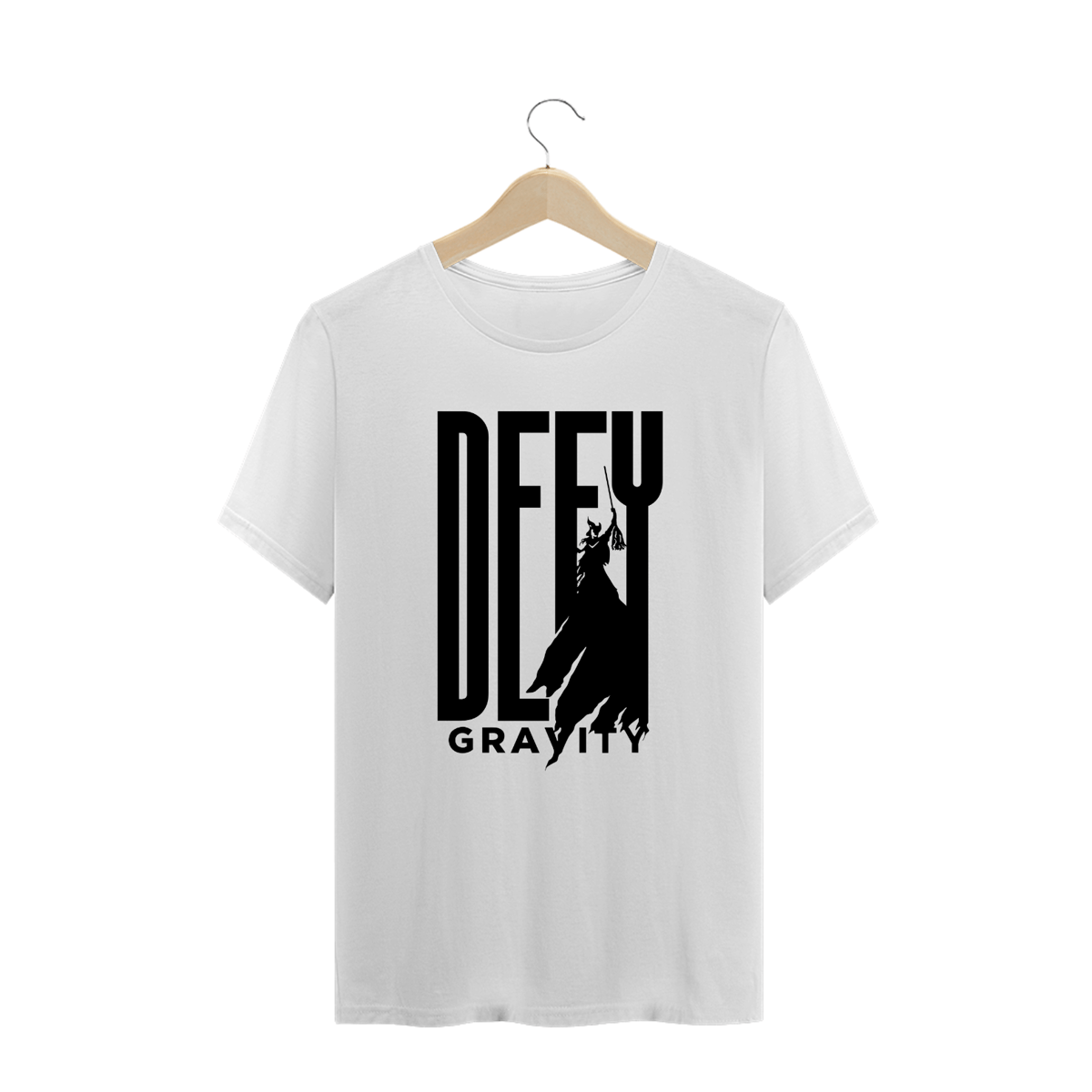 Nome do produto: T-Shirt Plus Size - Defy Gravity