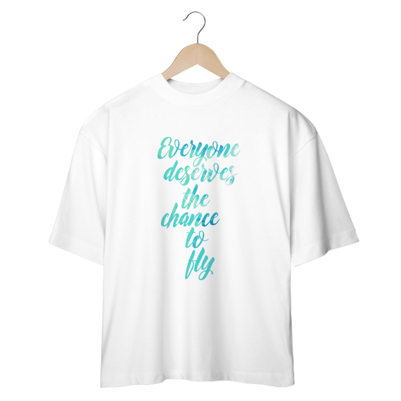 Camisa Oversized - Chance to Fly
