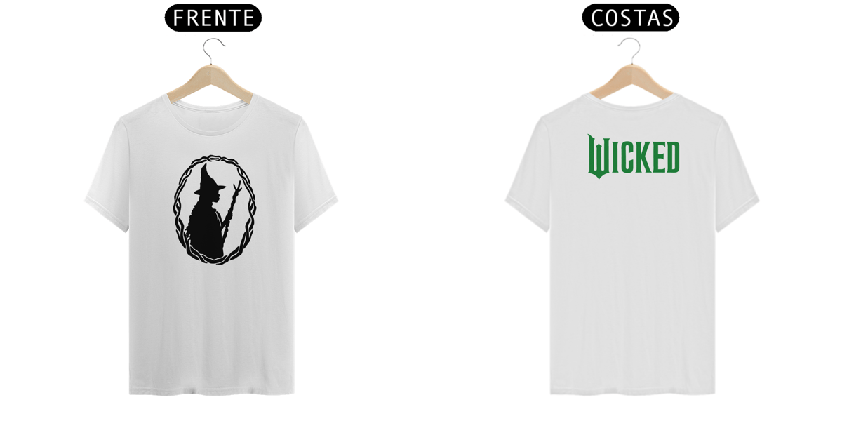 Nome do produto: Camiseta - Elphaba (Frente e Costas)