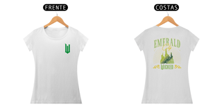 Nome do produtoCamiseta Feminina - Wicked / Emerald City