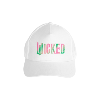 Nome do produtoBoné com Tela - Wicked (Pink And Green)