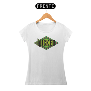 Nome do produtoCamiseta Feminina (Algodão Peruano) - Wicked Diamond Logo