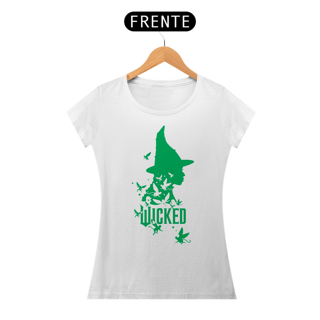 Nome do produtoCamiseta Feminina (Algodão Peruano) - Wicked Movie / Elphaba