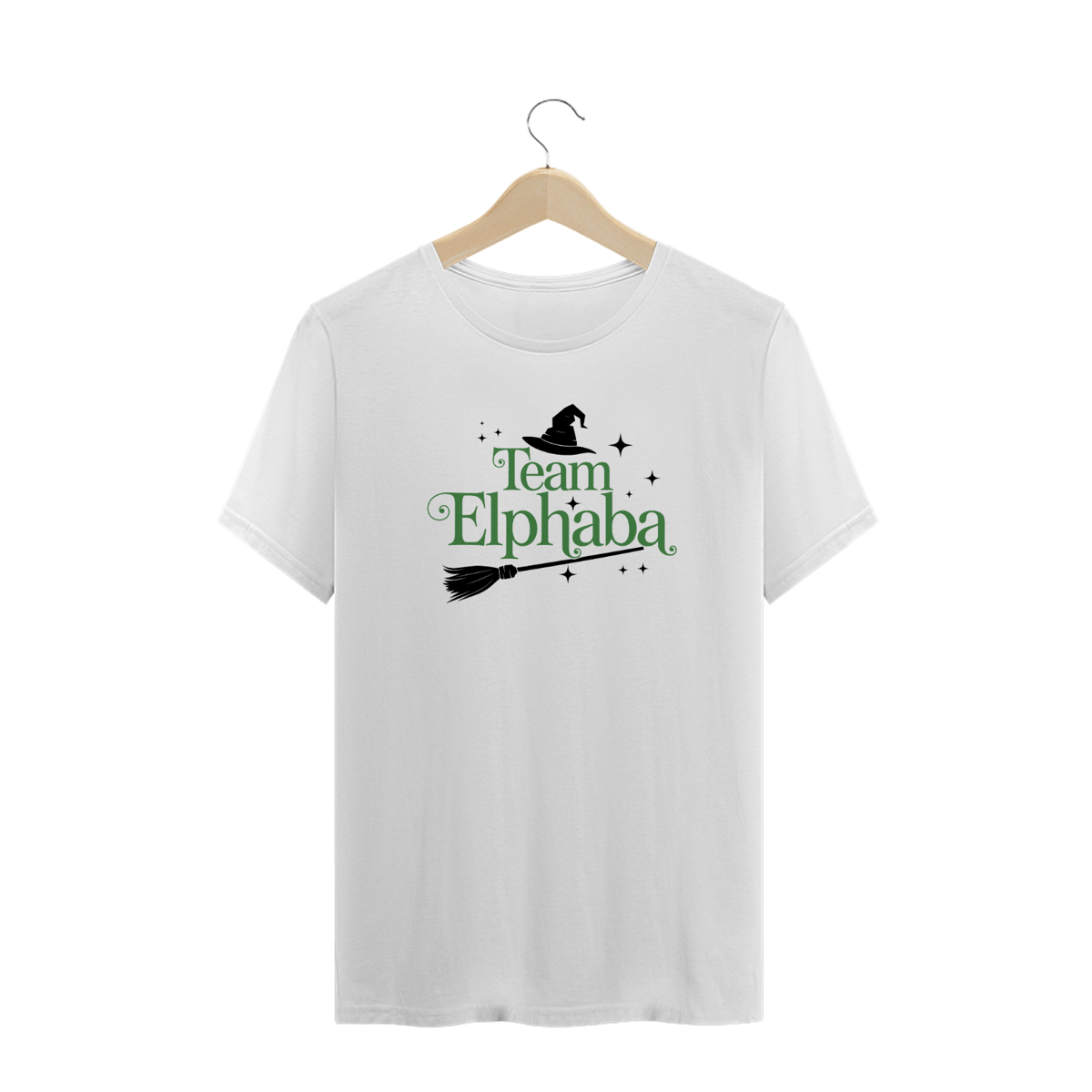 Nome do produto: Camiseta Plus Size - Team Elphaba