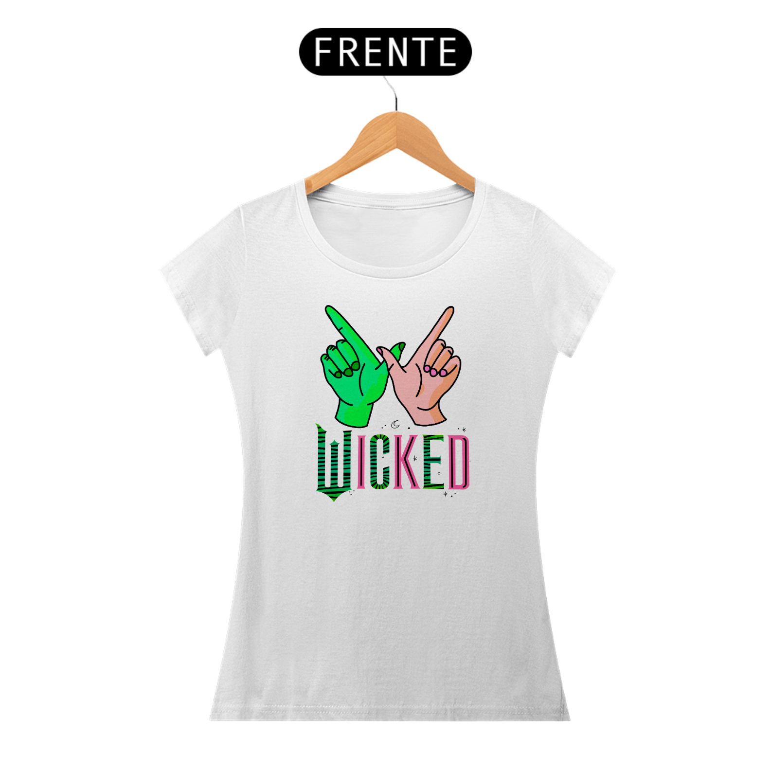 Camiseta Feminina - Wicked W Hands