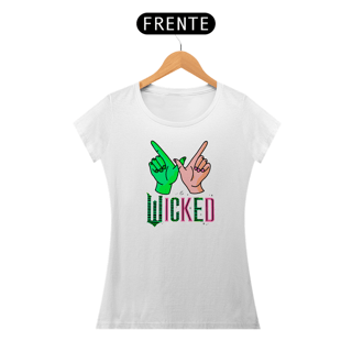 Nome do produtoCamiseta Feminina (Algodão Peruano) - Wicked W Hands 