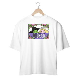 Nome do produtoCamisa Oversized - Elphaba & Glinda Peaking