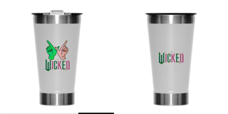 Nome do produtoCopo Térmico - Wicked W Hands
