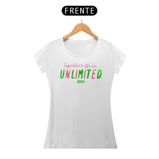 Nome do produtoCamiseta Feminina - Together We're Unlimited