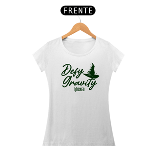 Nome do produtoCamiseta Feminina (Algodão Peruano) - Defy Gravity