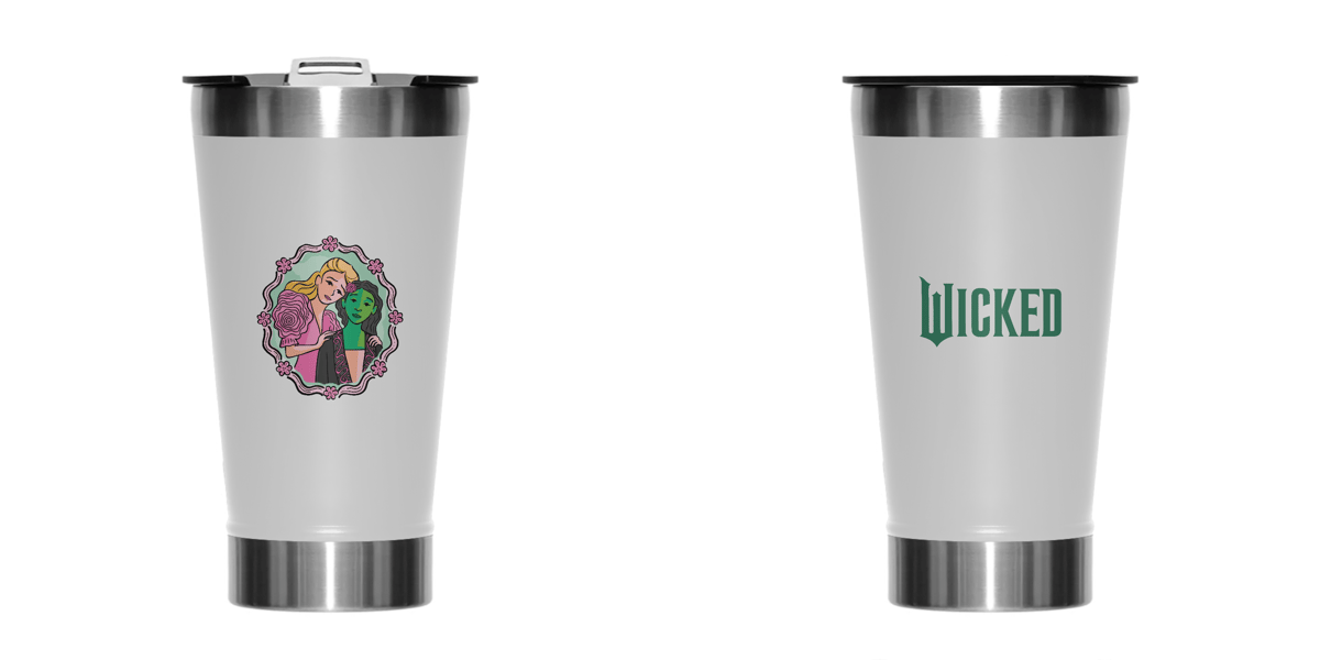 Nome do produto: Copo Térmico - Green Goes Well With Pink