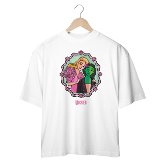 Nome do produtoCamiseta Oversized - Green Goes Well With Pink