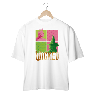 Nome do produtoCamiseta Oversized - Wicked (Elphaba and Glinda)