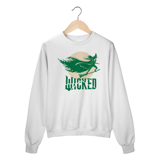 Nome do produtoMoletom Fechado - Elphaba Flying - Wicked: For Good