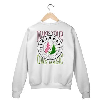 Nome do produtoMoletom Fechado - Make Your Own Magic (Costas)