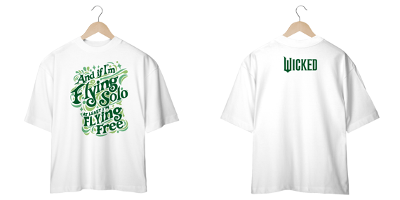 Camiseta Oversized - Flying Free