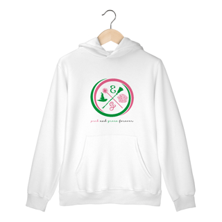 Nome do produtoMoletom Canguru - Pink And Green Forever