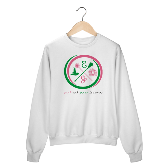 Moletom Fechado - Pink And Green Forever