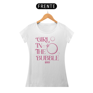 Nome do produtoCamiseta Feminina (Algodão Peruano) - Girl In The Bubble