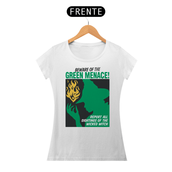Camiseta Feminina - Green Menace