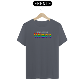 Nome do produtoCamiseta (Algodão Peruano) - Here, Queer & Wicked