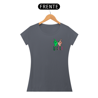 Nome do produtoCamiseta Feminina (Algodão Peruano) - Wicked W Hands (Lateral)