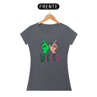 Nome do produtoCamiseta Feminina (Algodão Peruano) - Wicked W Hands 