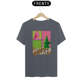Nome do produtoCamiseta (Algodão Peruano) - Wicked (Elphaba and Glinda)