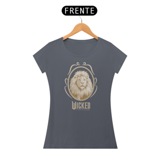 Nome do produtoCamiseta Feminina (Algodão Peruano) - Cowardly Lion