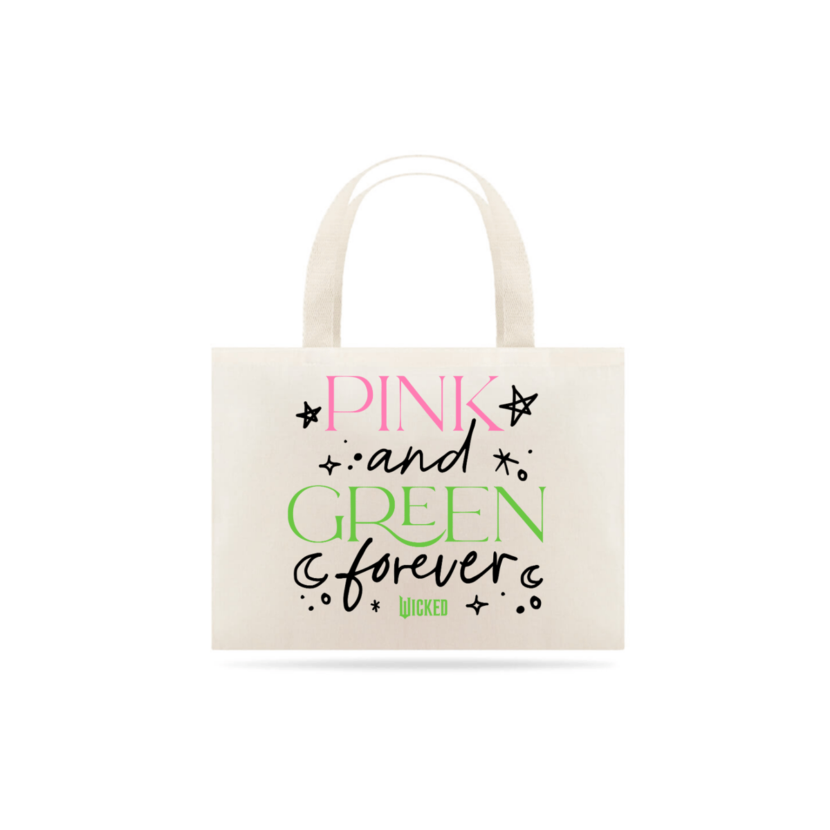 Nome do produto: Eco Bag Grande - Pink And Green Forever