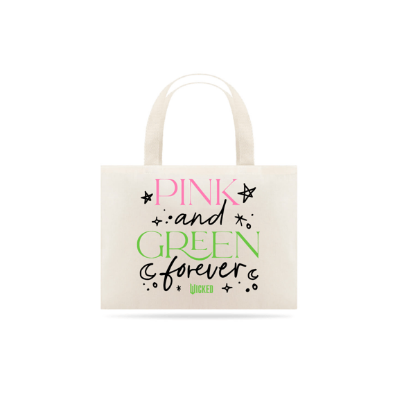 Eco Bag Grande - Pink And Green Forever