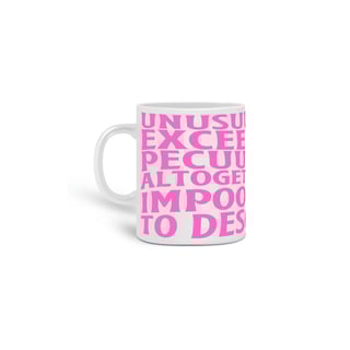 Nome do produtoCaneca - Impossible to Describe