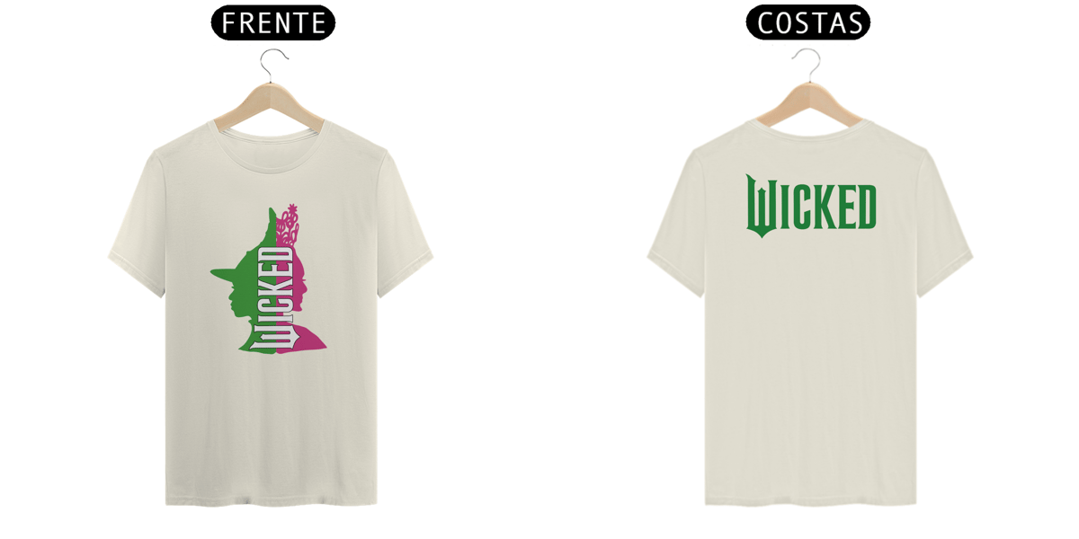 Nome do produto: Camiseta (Algodão Peruano) - Gelphie (Frente e Costas)