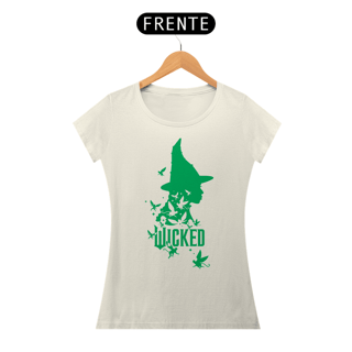 Nome do produtoCamiseta Feminina (Algodão Peruano) - Wicked Movie / Elphaba