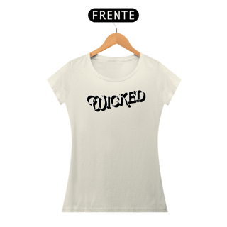 Nome do produtoCamiseta Feminina (Algodão Peruano) - Wicked Movie