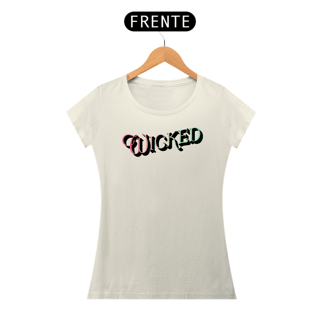 Nome do produtoCamiseta Feminina (Algodão Peruano) - Wicked Movie